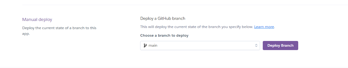 Screenshot of deployment1